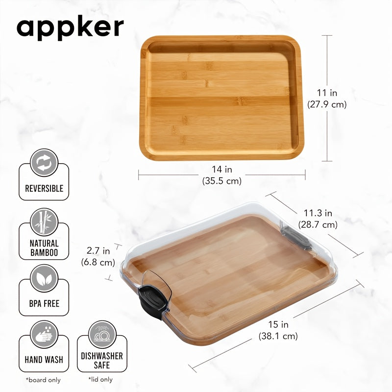 Bamboo Charcuterie Board Set