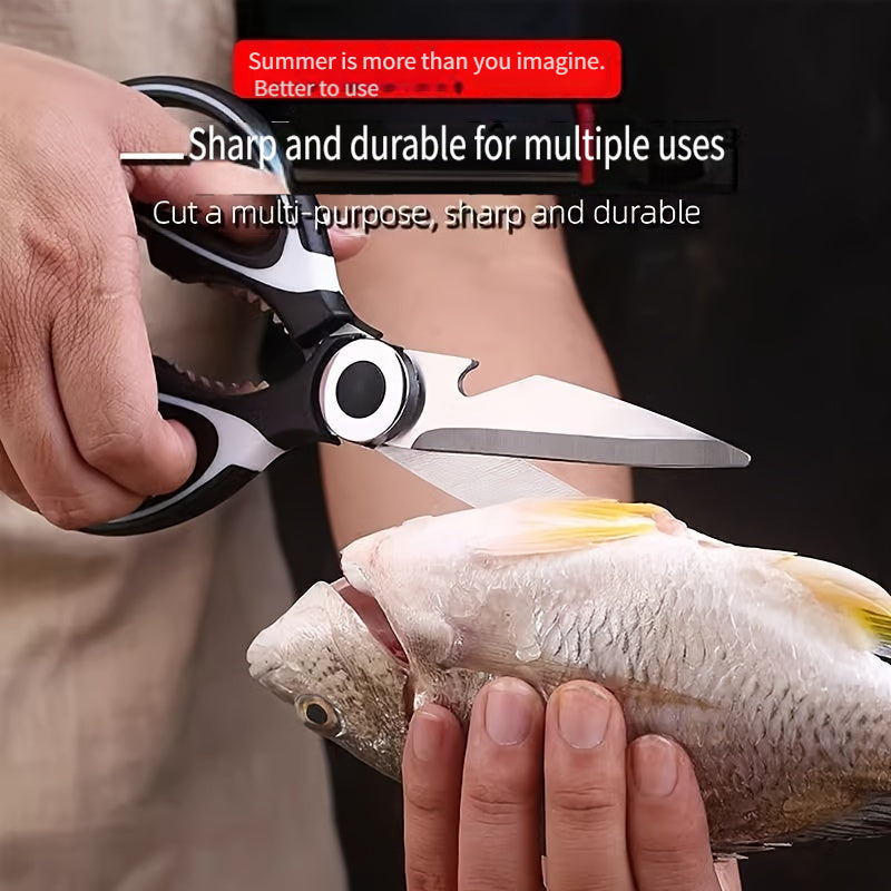 Multifunctional Stainless Steel Kitchen Scissors