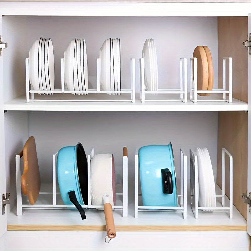 3-Piece Metal Plate Rack Storage Set
