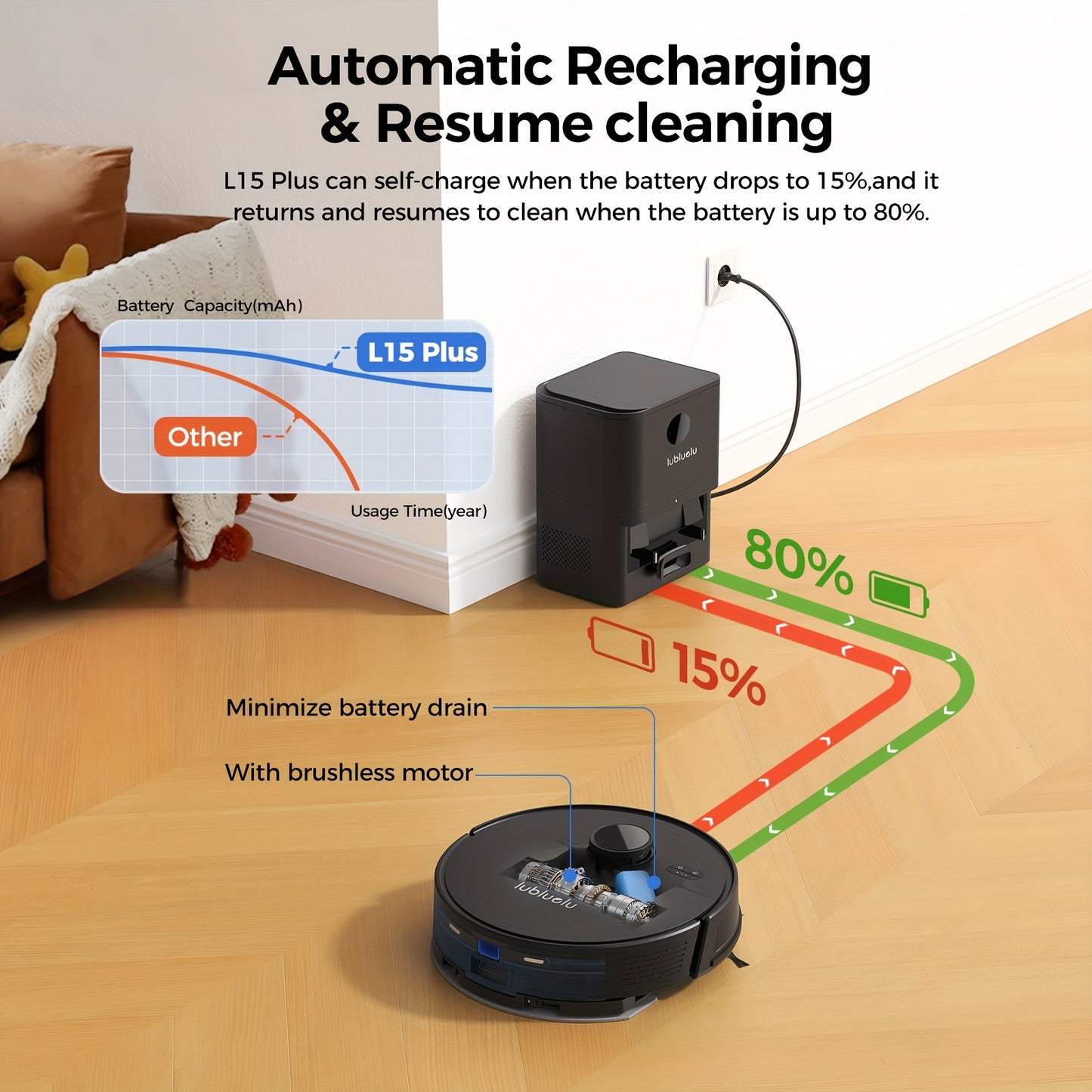 3-in-1 Robot Vacuum and Mop Combo