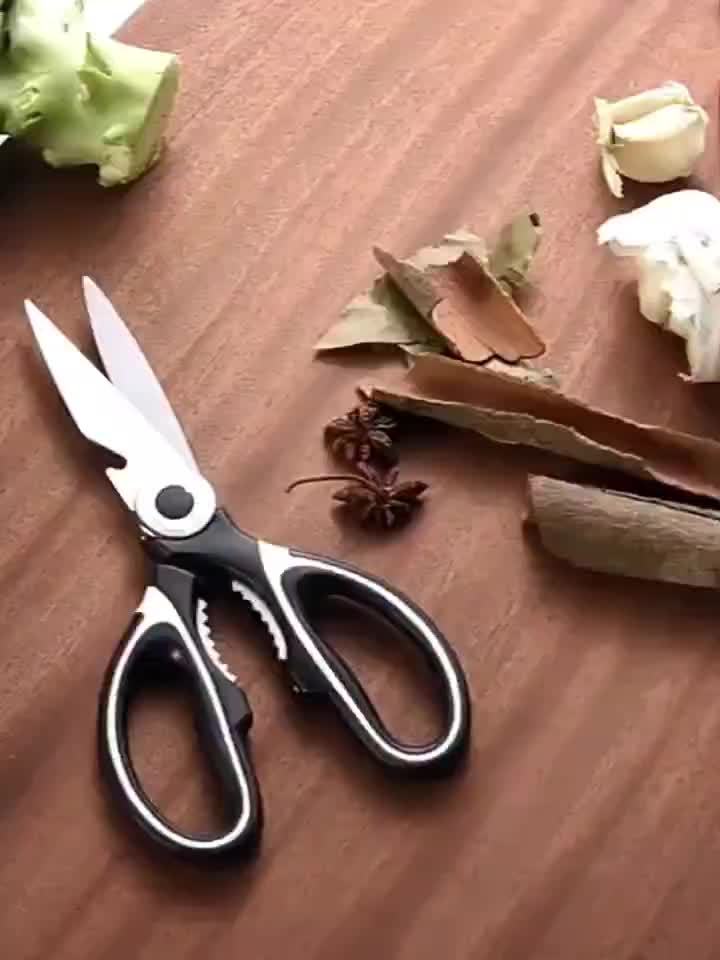 Multifunctional Stainless Steel Kitchen Scissors
