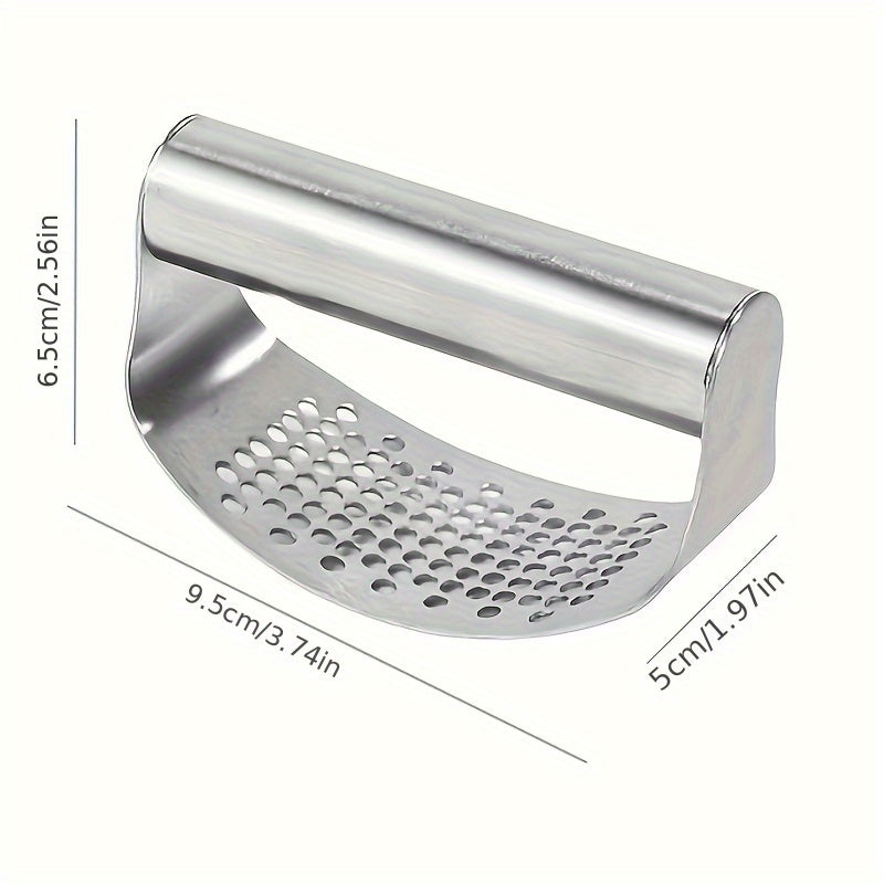 Stainless Steel Garlic Press