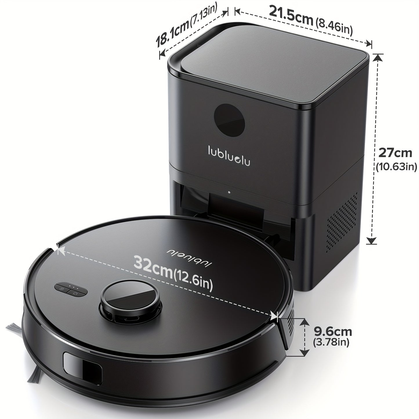 3-in-1 Robot Vacuum and Mop Combo