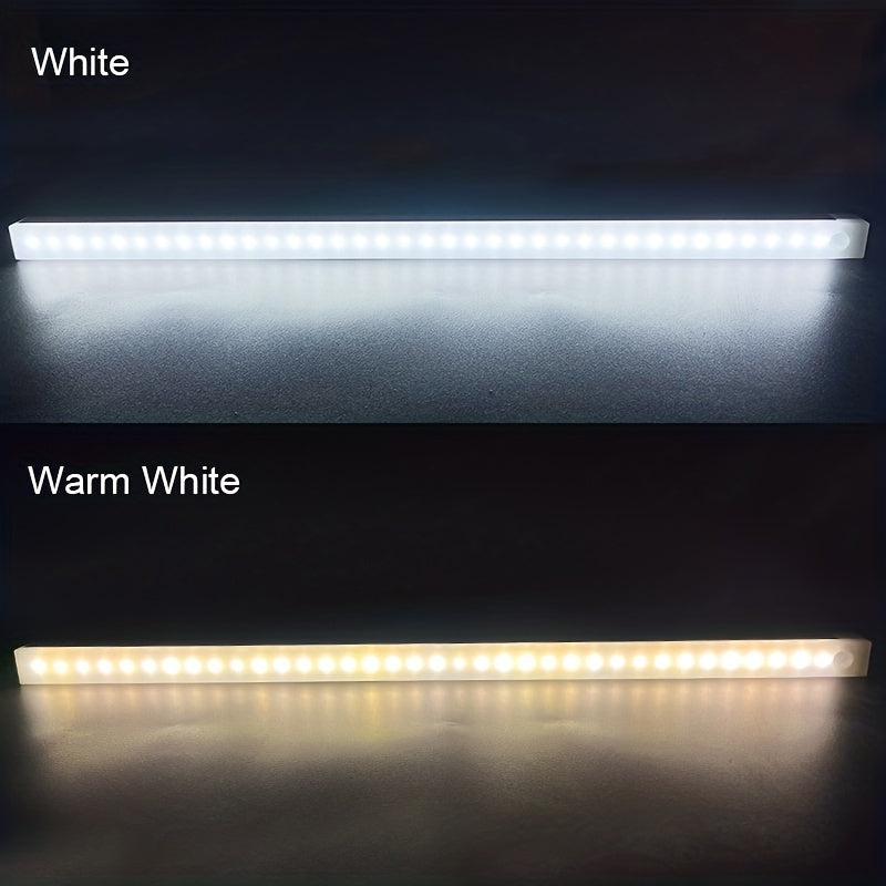 Modern Motion Sensor LED Night Light - USB Rechargeable & Energy-Efficient Lamp