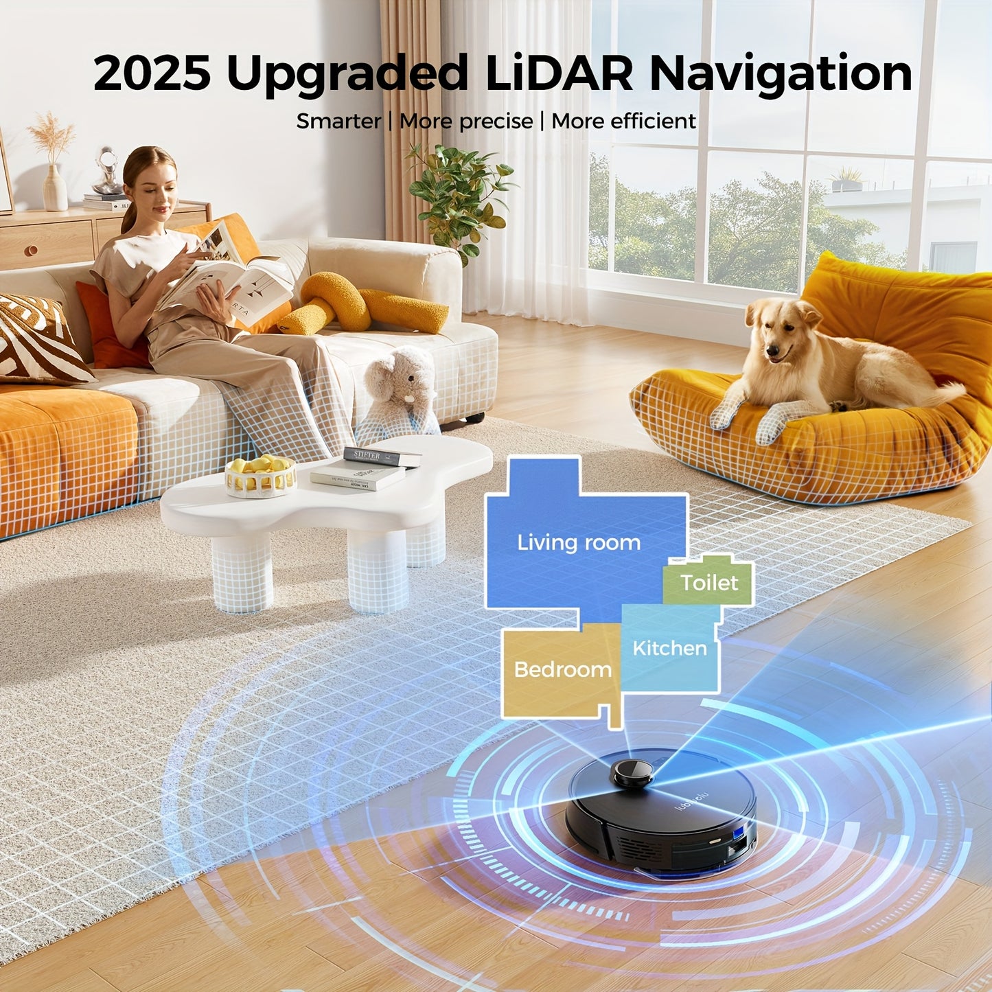 3-in-1 Robot Vacuum and Mop Combo