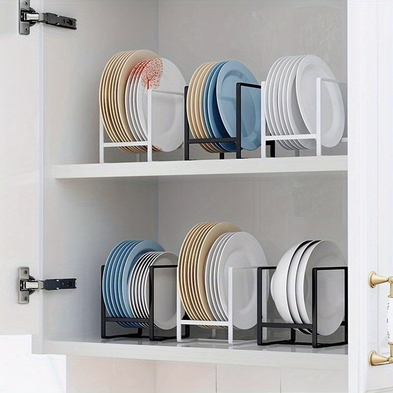 3-Piece Metal Plate Rack Storage Set