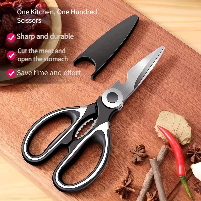 Multifunctional Stainless Steel Kitchen Scissors