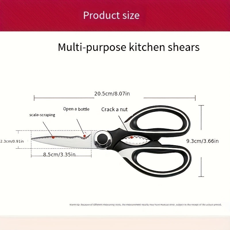 Multifunctional Stainless Steel Kitchen Scissors