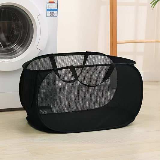 Extra-Large Mesh Laundry Hamper with Handles
