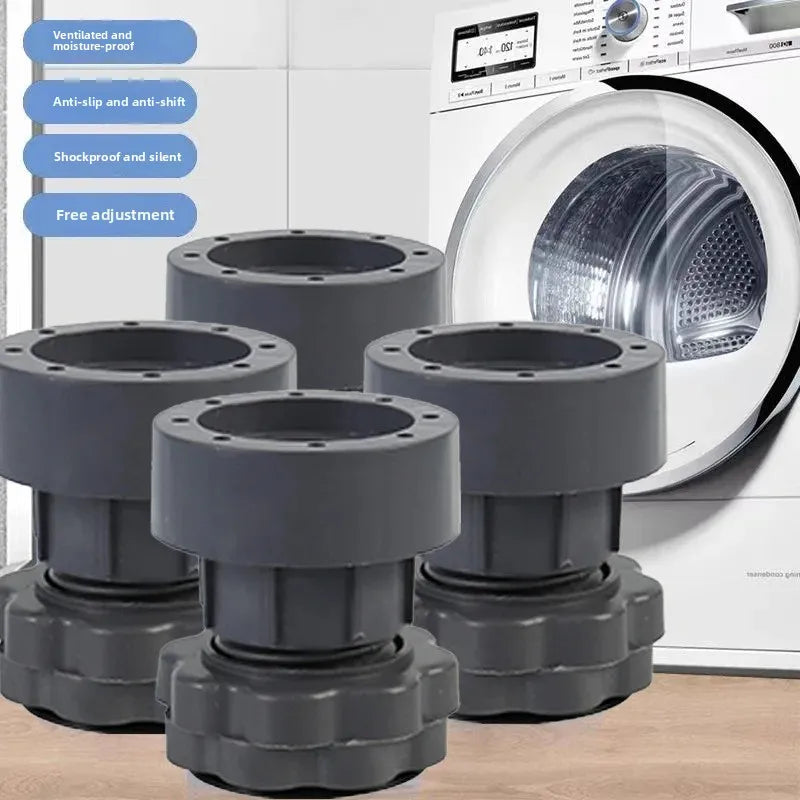 Adjustable Anti-Slip Furniture & Washing Machine Feet Pads