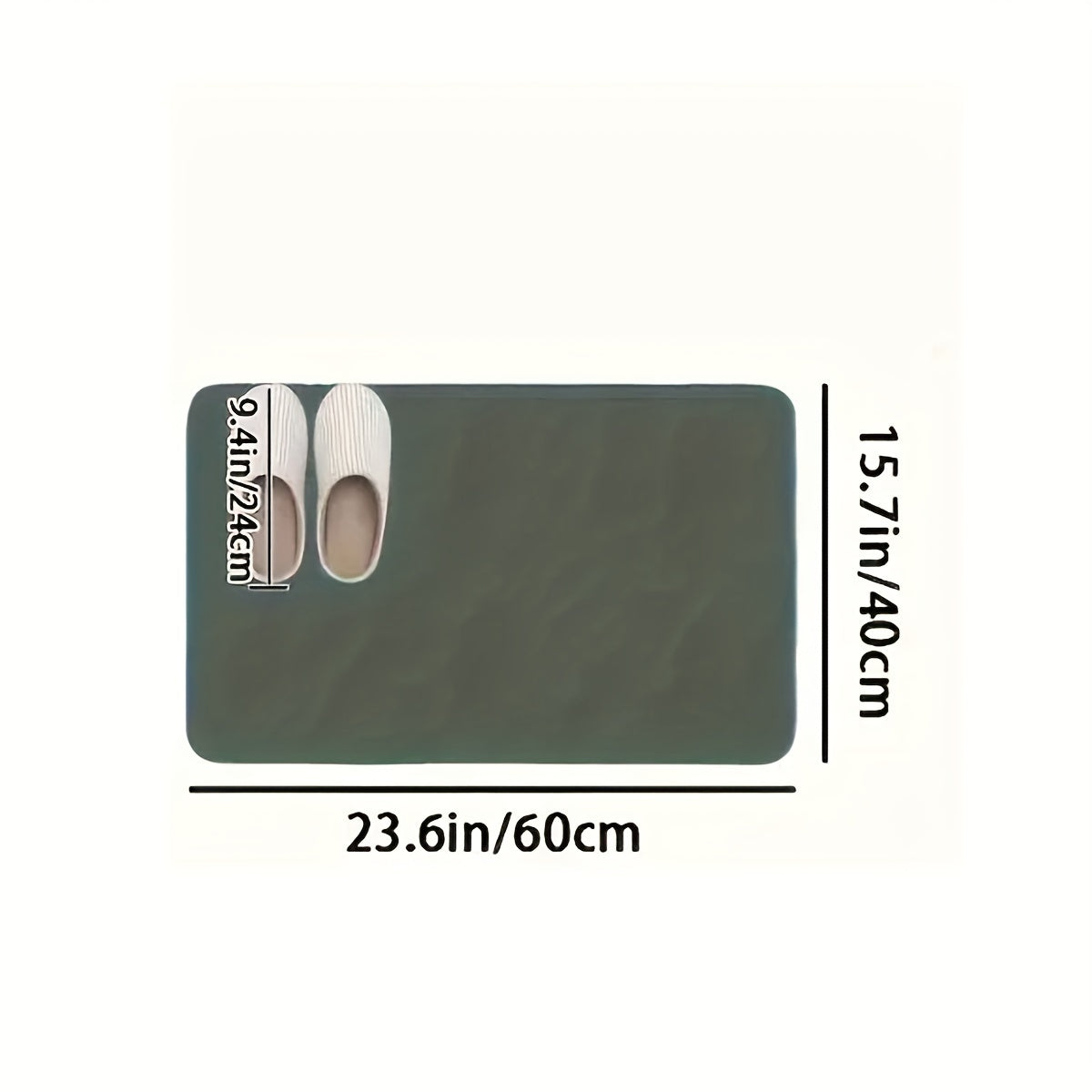 Ultra-Absorbent Diatomaceous Earth Bath Mat
