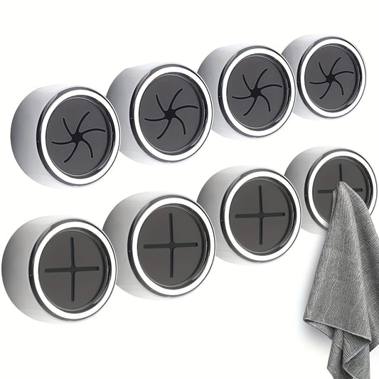 Set of 1/3 Stylish Self-Adhesive Wall-Mounted Towel Hooks