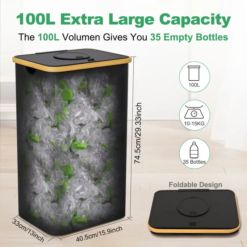 Foldable Indoor Bottle Collector