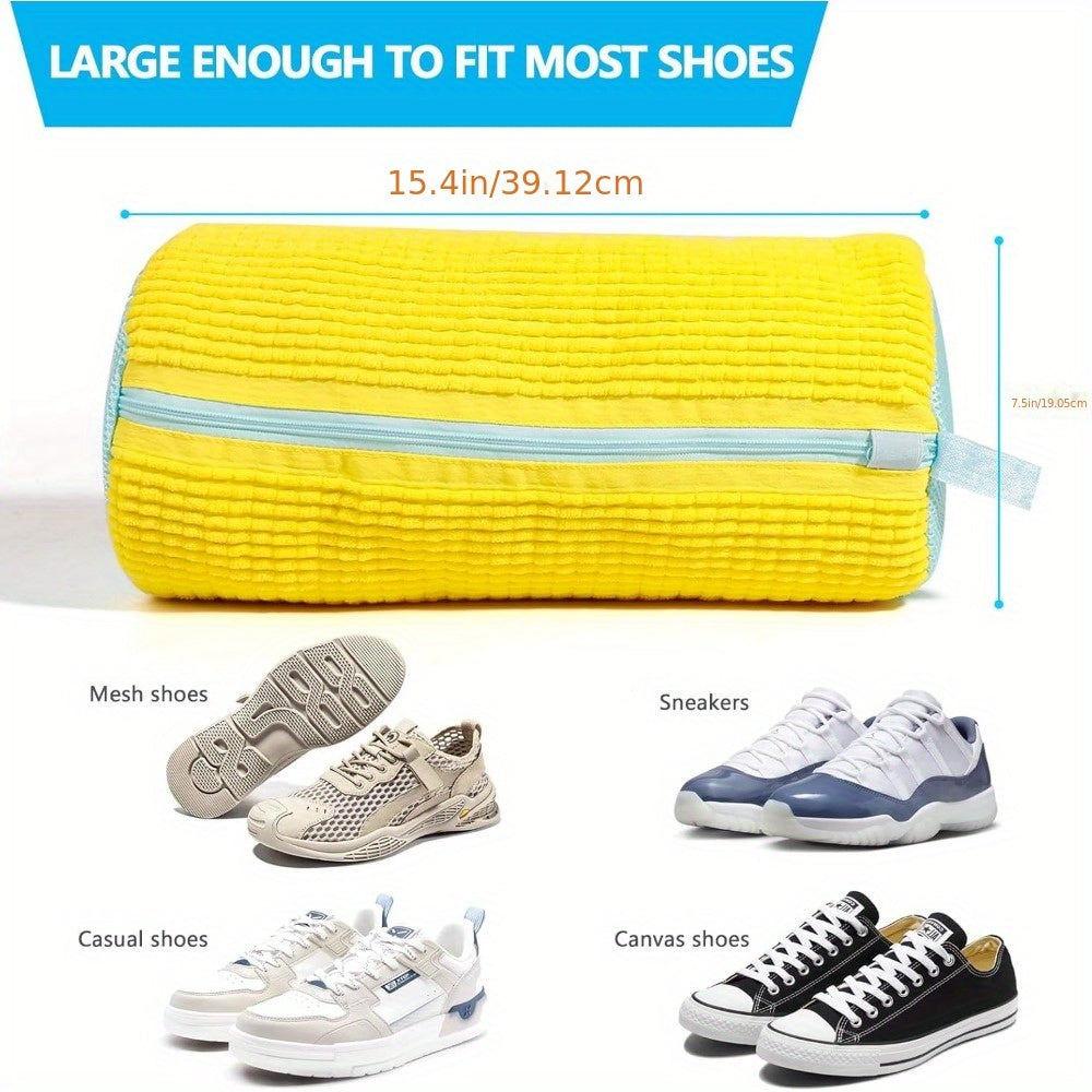 Durable Polyester Shoe Wash Bag - Perfect for Sneakers, Tennis Shoes, and Everyday Footwear
